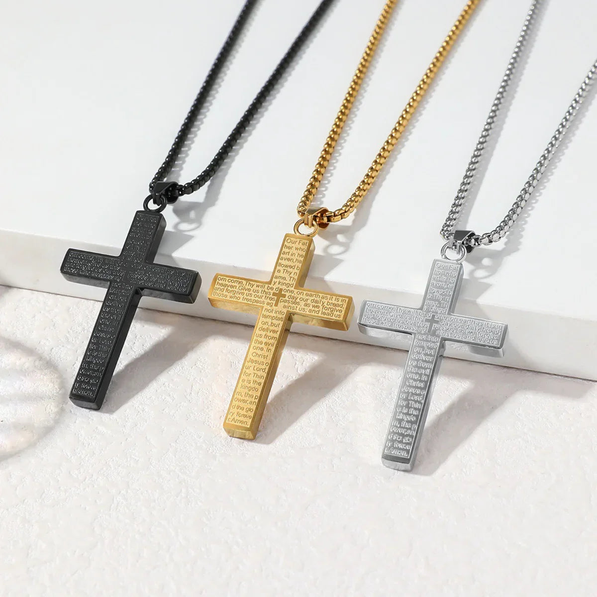 Lumière Cross Pendant
