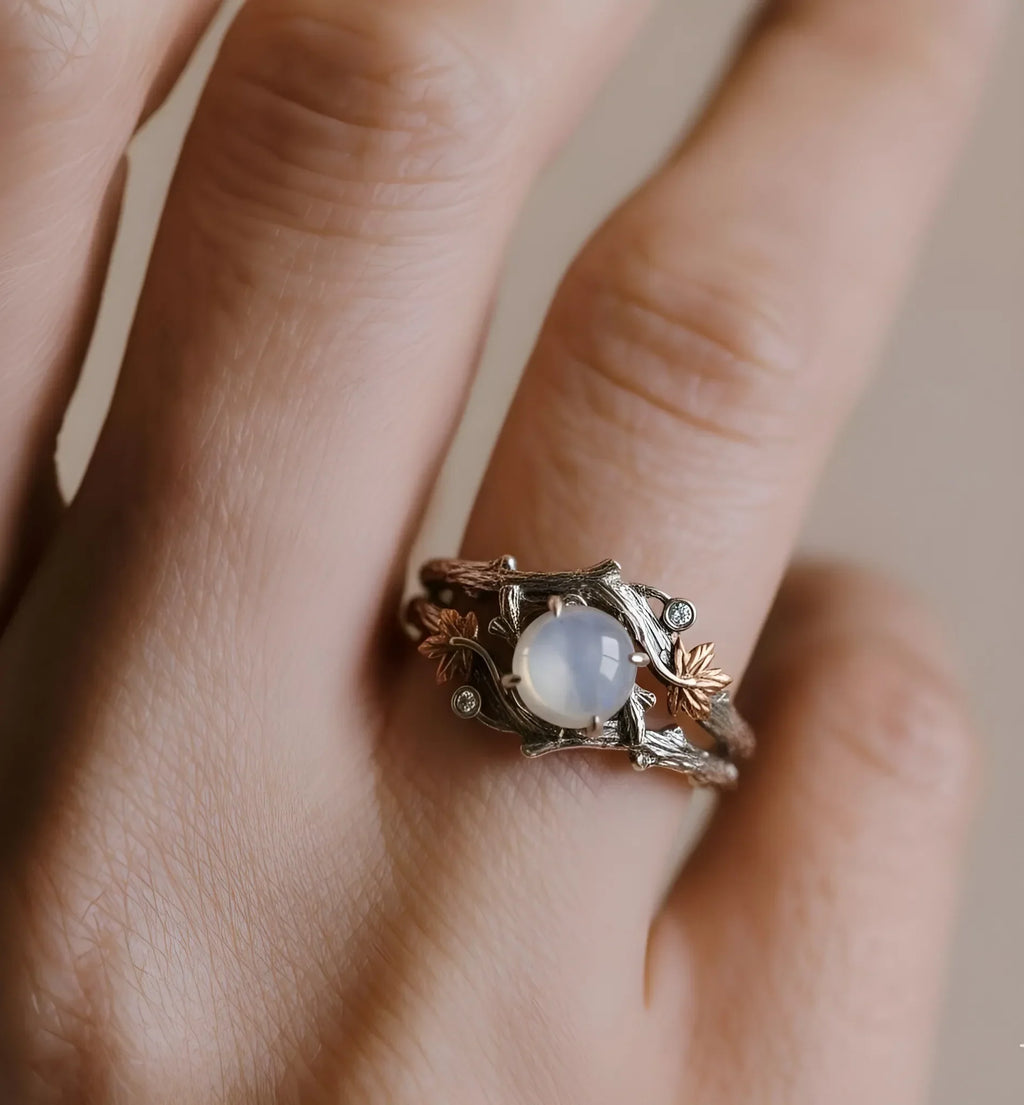 Moonleaf Ring