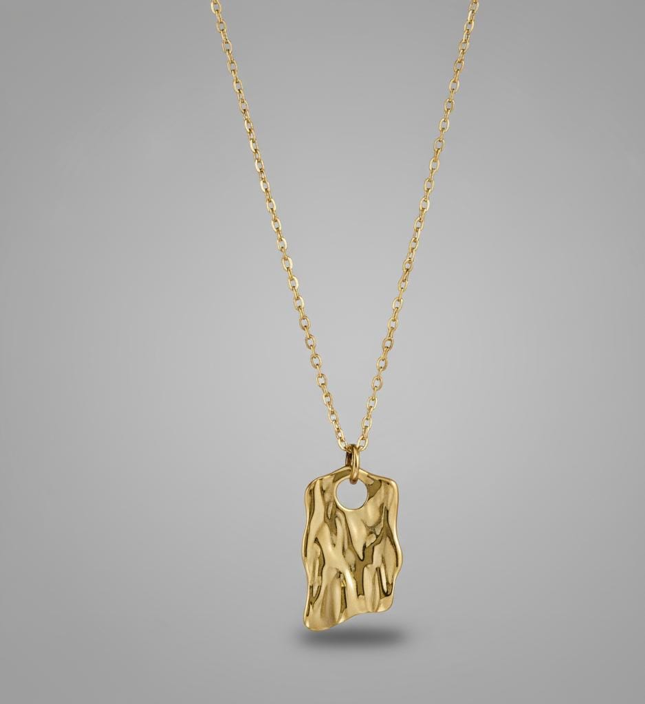 Golden Wave Pendant